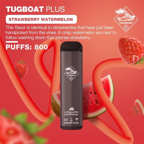 Tugboat Plus 800 Strawberry Watermelon  en uygun fiyatlar ile ebuhar da!  Tugboat Plus 800 Strawberry Watermelon özellikleri, fiyatı, incelemesi, yorumları ve taksit seçenekleri için hemen tıklayın!