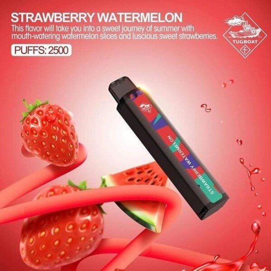 Tugboat XXL 2500 Strawberry Watermelon  en uygun fiyatlar ile ebuhar da!  Tugboat XXL 2500 Strawberry Watermelon özellikleri, fiyatı, incelemesi, yorumları ve taksit seçenekleri için hemen tıklayın!