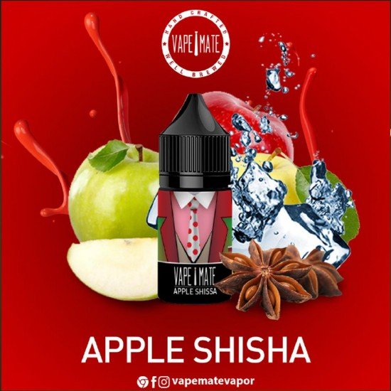 Vape Mate Apple Shisha 30 ML Salt Likit  en uygun fiyatlar ile ebuhar da!  Vape Mate Apple Shisha 30 ML Salt Likit özellikleri, fiyatı, incelemesi, yorumları ve taksit seçenekleri için hemen tıklayın!