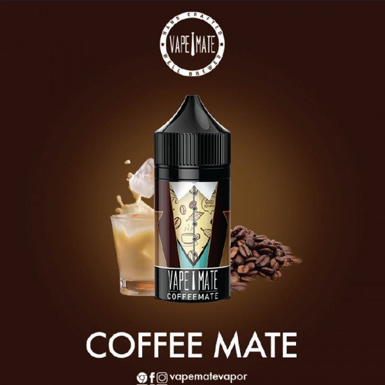 Vape Mate Coffee Mate 30 ML Likit  en uygun fiyatlar ile ebuhar da!  Vape Mate Coffee Mate 30 ML Likit özellikleri, fiyatı, incelemesi, yorumları ve taksit seçenekleri için hemen tıklayın!