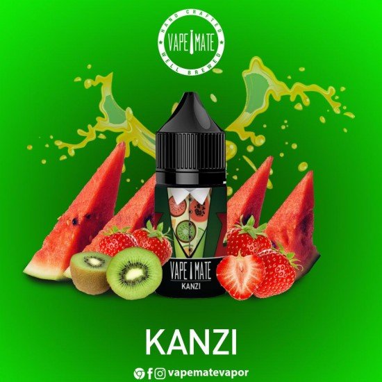 Vape Mate Kanzi 30 ML Likit  en uygun fiyatlar ile ebuhar da!  Vape Mate Kanzi 30 ML Likit özellikleri, fiyatı, incelemesi, yorumları ve taksit seçenekleri için hemen tıklayın!