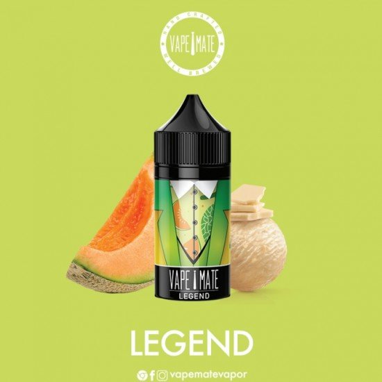 Vape Mate Legend 30 ML Likit  en uygun fiyatlar ile ebuhar da!  Vape Mate Legend 30 ML Likit özellikleri, fiyatı, incelemesi, yorumları ve taksit seçenekleri için hemen tıklayın!