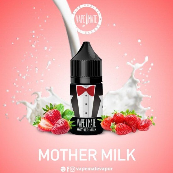 Vape Mate Mother Milk 30 ML Likit  en uygun fiyatlar ile ebuhar da!  Vape Mate Mother Milk 30 ML Likit özellikleri, fiyatı, incelemesi, yorumları ve taksit seçenekleri için hemen tıklayın!