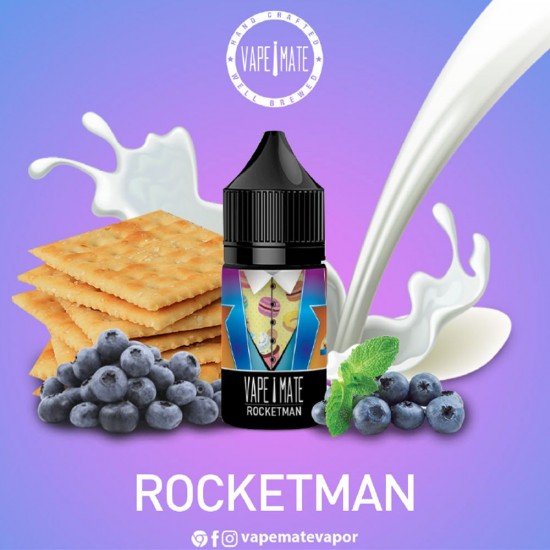 Vape Mate Rocketman 30 ML Salt Likit  en uygun fiyatlar ile ebuhar da!  Vape Mate Rocketman 30 ML Salt Likit özellikleri, fiyatı, incelemesi, yorumları ve taksit seçenekleri için hemen tıklayın!