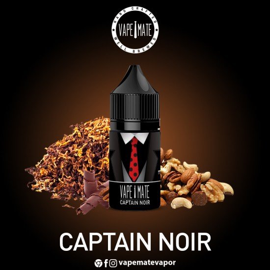 Vape Mate Captain Noir 30 ML Likit  en uygun fiyatlar ile ebuhar da!  Vape Mate Captain Noir 30 ML Likit özellikleri, fiyatı, incelemesi, yorumları ve taksit seçenekleri için hemen tıklayın!