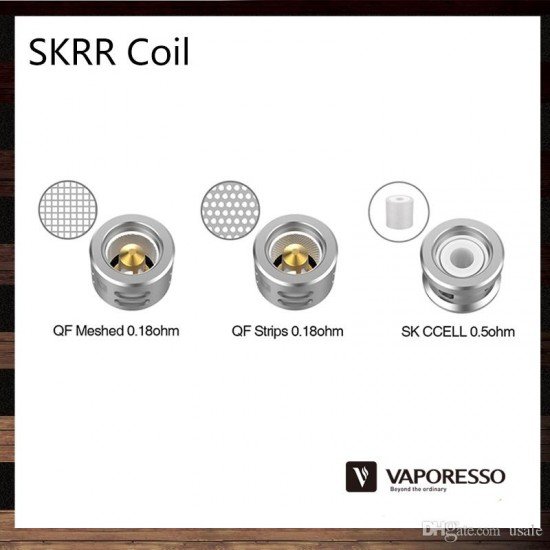 Vaporesso Skrr Atomizer GT CCELL Coil  en uygun fiyatlar ile ebuhar da!  Vaporesso Skrr Atomizer GT CCELL Coil özellikleri, fiyatı, incelemesi, yorumları ve taksit seçenekleri için hemen tıklayın!