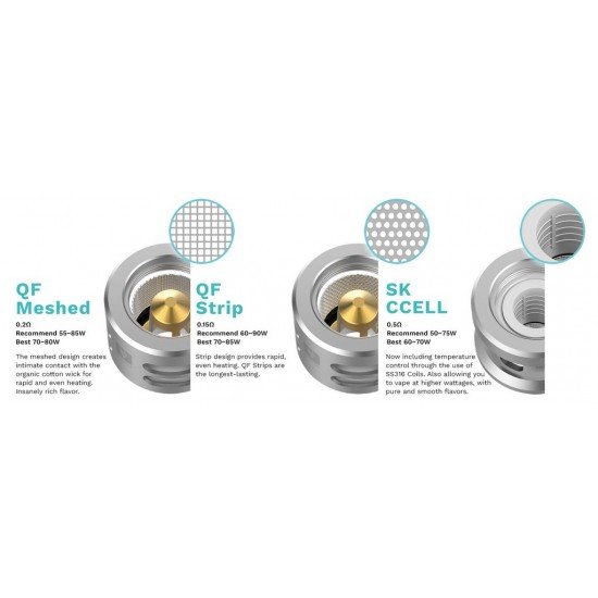 Vaporesso Skrr QF Strip Coil 0.15Ω  en uygun fiyatlar ile ebuhar da!  Vaporesso Skrr QF Strip Coil 0.15Ω özellikleri, fiyatı, incelemesi, yorumları ve taksit seçenekleri için hemen tıklayın!