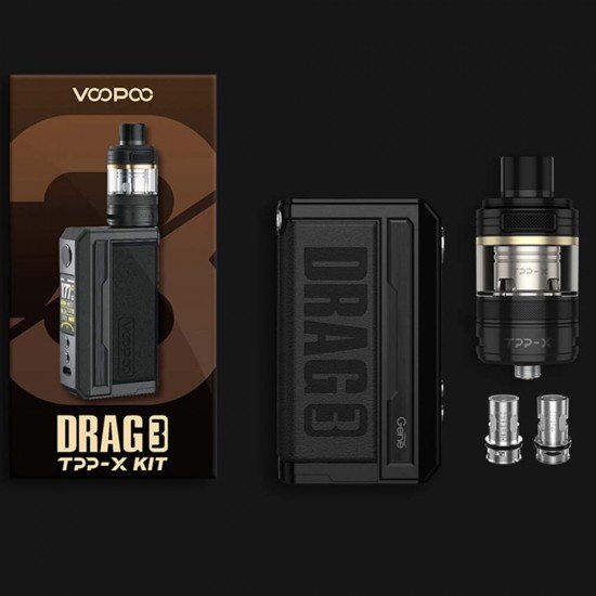 Voopoo Drag 3 TPP-X 177W Elektronik Sigara Kit  en uygun fiyatlar ile ebuhar da!  Voopoo Drag 3 TPP-X 177W Elektronik Sigara Kit özellikleri, fiyatı, incelemesi, yorumları ve taksit seçenekleri için hemen tıklayın!