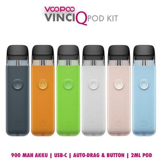 Voopoo Vinci Q Pod  900mAh  en uygun fiyatlar ile ebuhar da!  Voopoo Vinci Q Pod  900mAh özellikleri, fiyatı, incelemesi, yorumları ve taksit seçenekleri için hemen tıklayın!